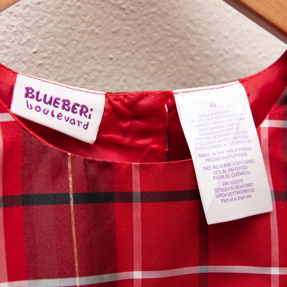 Plaid Holiday Dress - Picture 3 of 8
